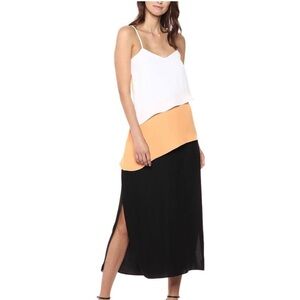 Armani Exchange dress with slits on both sides - Black, Orange, White size 6‎